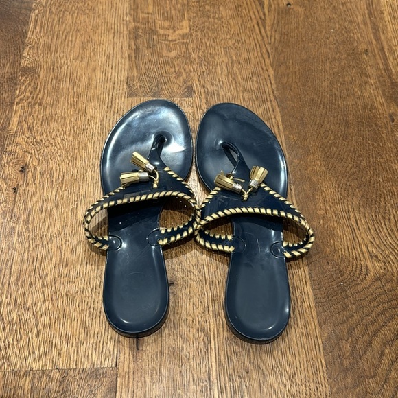 Jack Rogers Women’s Sandals Blue and Gold Size 9 - Picture 4 of 6